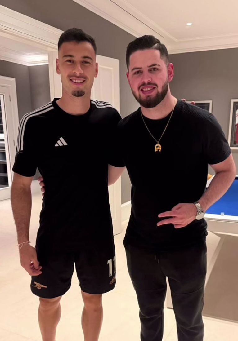 Martinelli with Hugo